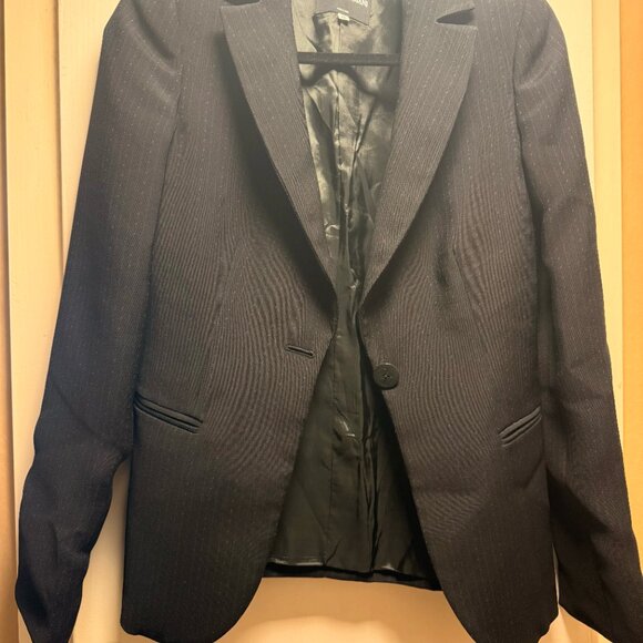 Rare Vintage 90s Giorgio Armani Borgo 21 Black 2 Piece Suit Size 2 EU 38 - Picture 12 of 15